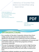 Compression Behaviour of Concrete Filled Aluminium Section and Retrofitted Using Basalt Strips