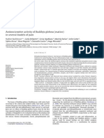 Antinociceptive Activity of Buddleja Globosa (Matico)