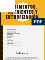 Sedimentos, Nutrientes y Eutrofización