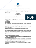 Regimento Interno Do Conselho Fiscal Do Centro Acadêmico Ruy Barbosa