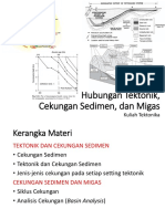 Tektonik, Cekungan Sedimen, Dan Migas