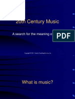 20th Century Music