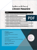 Human Resource Management Synthesis