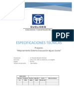 Especificaciones Técnicas