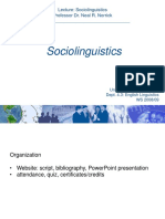 Sociolinguistics