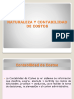 Naturaleza y Contabilidad de Costos