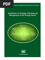 Strategic Planning and Management of Energy Sector