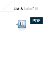 Manual Report Designer List Label