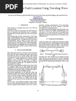 Detecting The Fault Location Using Traveling Wave