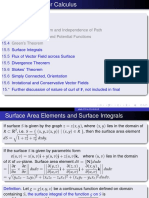 Vector Fields Line Integrals Fundamental Theorem and Independence of Path Conservative Fields and Potential Functions Green's Theorem