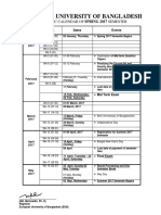 Academic Calender 2017 For Spring Summ Fall