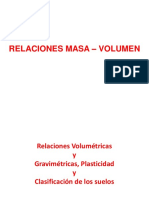 Clase RELACIONES VOLUMETRICAS