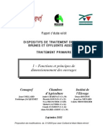 Traitement Primaire Des Effluents Fonctions Et Dimensionnement Des Ouvrages