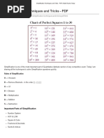 Simplification Techniques and Tricks - PDF - Bank Exams Today