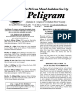 November 2005 Peligram Newsletter Pelican Island Audubon Society