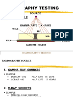 Radiography Testing: RT Principle