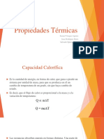 Propiedades Termicas