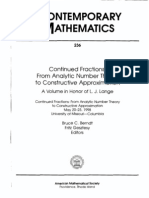 Continued Fractions - From Analytic Number Theory To Constructive AMS