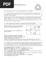 BMOS MENTORING SCHEME (Intermediate Level) January 2013 (Sheet 4) Comments and Solutions