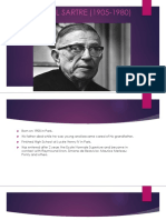 Jean Paul Sartre (1905-1980)