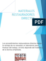 Materiales Restauradores Directos