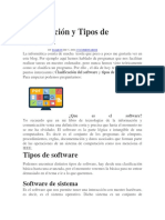 Clasificación y Tipos de Software