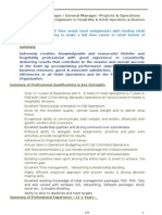 Sample CV FNS Deepak