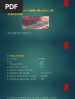 Dimensionamiento de Pilas de Lixiviación-Practico