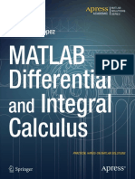 César Pérez López Auth. MATLAB Differential and Integral Calculus Apress 2014 PDF