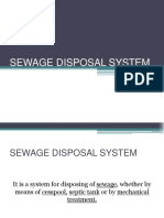 Sewage Disposal System