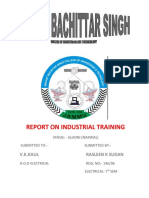 Report On Industrial Training: V.K.Kaul Rasleen K Sudan