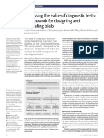 Assessing The Value of Diagnostic Tests: A Framework For Designing and Evaluating Trials