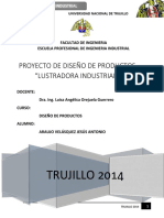 Informe Final - Proyecto de Diseño de Productos - 2014