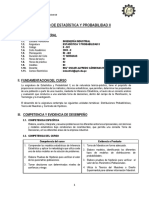 II-501 Estadistica y Probabilidad II