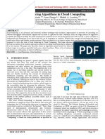 Load Balancing in Cloud Computing