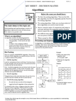 Edexcel D1 Revision Sheets PDF