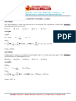 Matemática Básica - Exercícios Resolvidos - Escalas