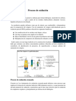 Proceso de Oxidación