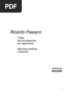 Todas Las Circunstancias Son Agravantes - Ricardo Paseyro