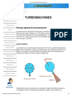 Le Principe de Fonctionnement D'une Turbine PDF