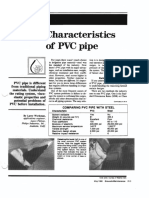 Characteristics of PVC Pipe