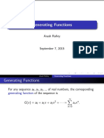 Generating Functions