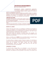 Meditación de Agradecimiento