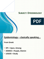 Epidemiology 1st Practical