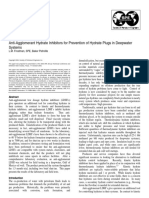 Anti-Agglomerant Hydrate Inhibitors For Prevention of Hydrate Plugs in Deepwater Systems