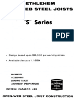 Open Web Steel Joists - S Series - 1959