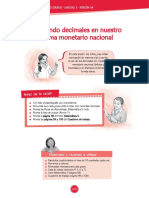 Decimales Modelo de Sesion Con Rutas PDF