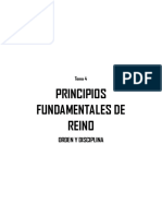 Principios de Reino. Orden y Disciplina