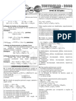 Química - Pré-Vestibular Impacto - Reações Químicas - Tipos de Reações I