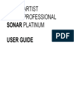 SONAR User Guide